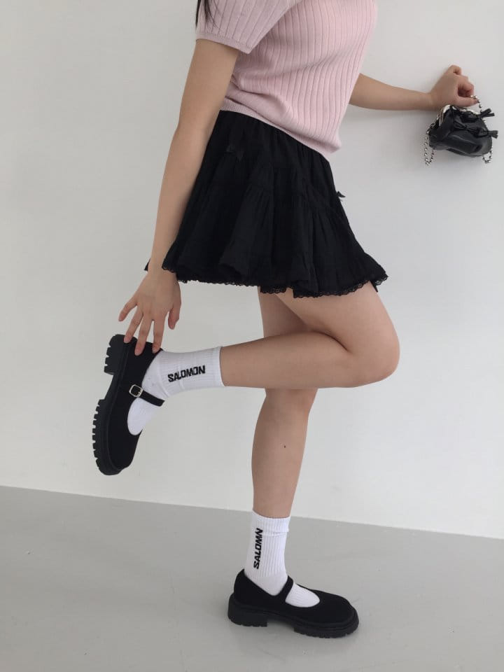 Attention plz - Korean Women Fashion - #womensfashion - Kan Kan Mini Short Skirt - 11