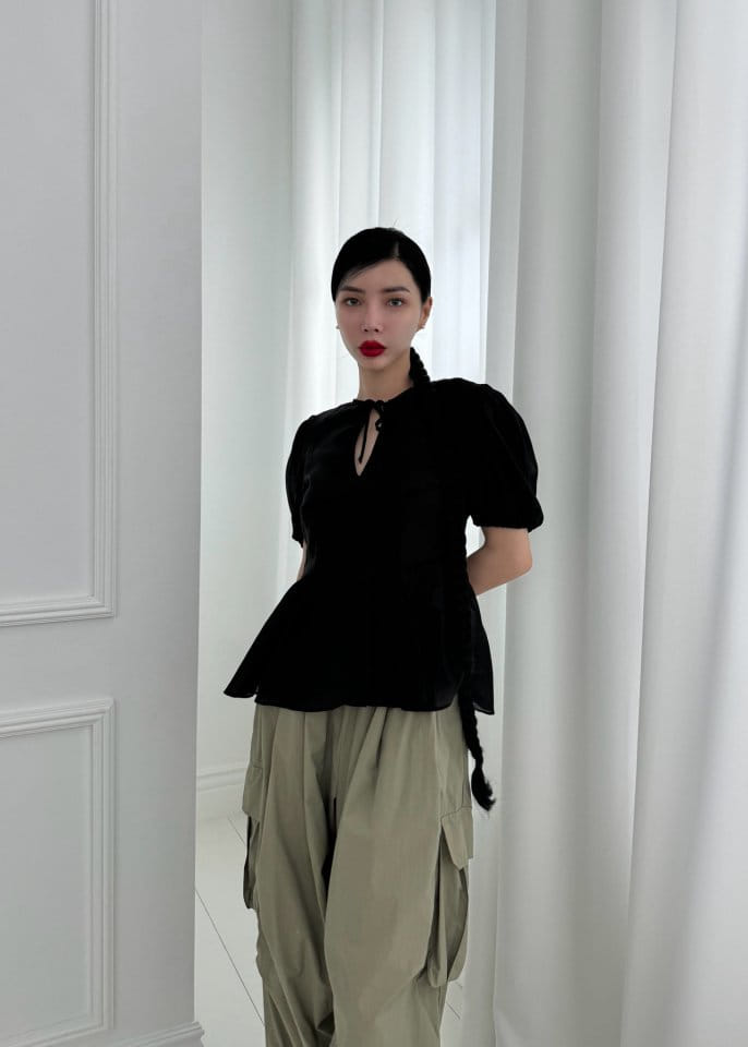 Auver_Fit - Korean Women Fashion - #momslook - Silk See Through Blouse