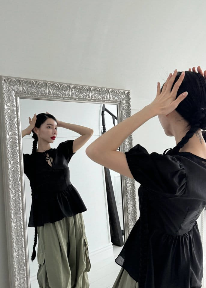 Auver_Fit - Korean Women Fashion - #momslook - Silk See Through Blouse - 9