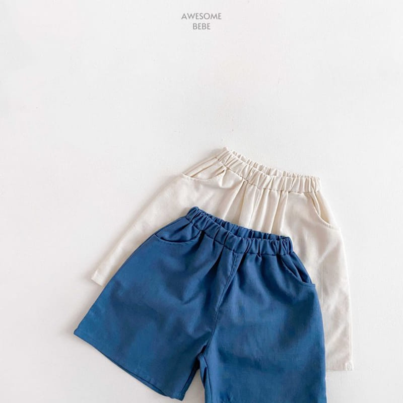 Awesome Bebe - Korean Children Fashion - #Kfashion4kids - L Bermuda Pants - 6