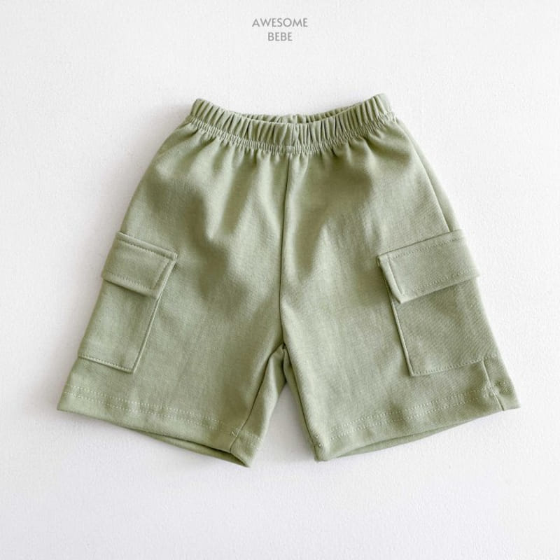 Awesome Bebe - Korean Children Fashion - #childofig - Cargo Half Pants - 11
