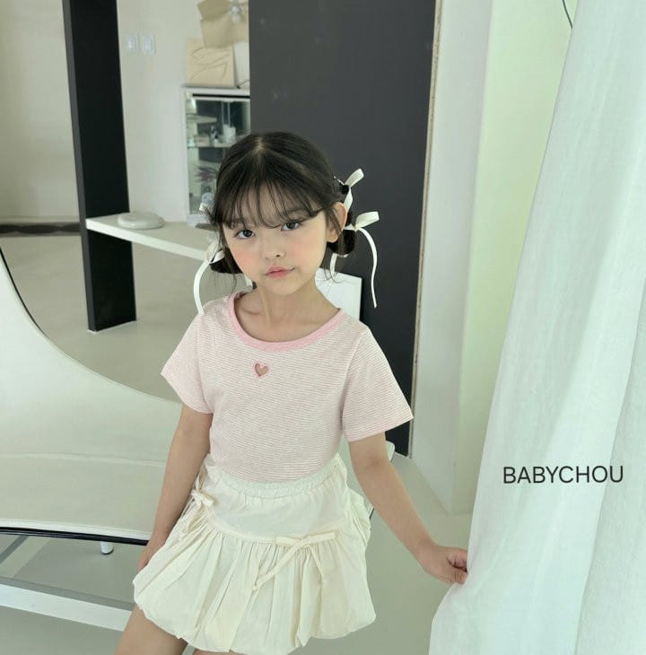 Babychou - Korean Children Fashion - #Kfashion4kids - Punching Heart Tee - 8