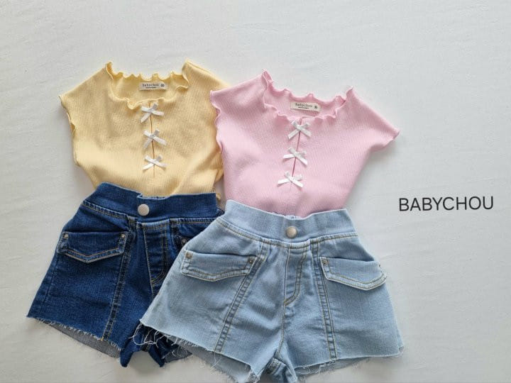 Babychou - Korean Children Fashion - #discoveringself - Kelly Sleeveless Tee - 2