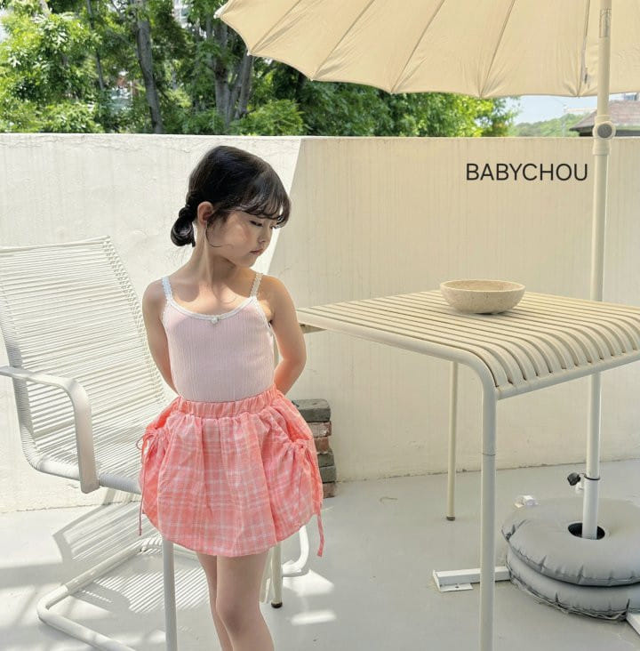 Babychou - Korean Children Fashion - #fashionkids - Rose Sleeveless Tee - 5