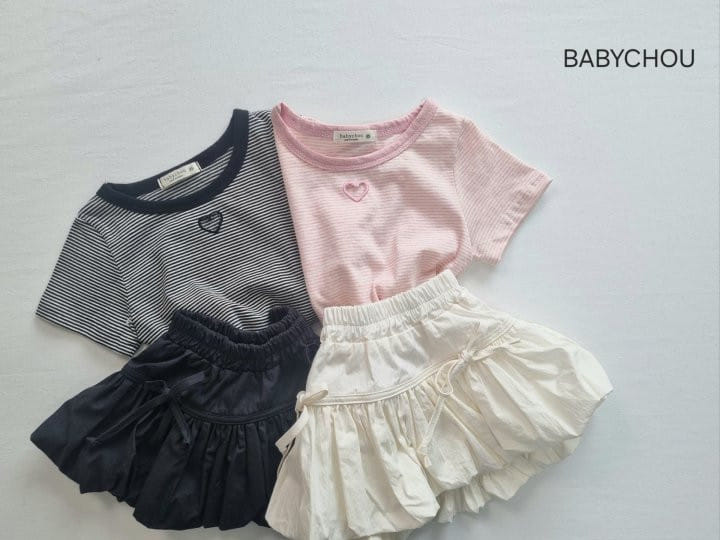 Babychou - Korean Children Fashion - #discoveringself - Punching Heart Tee - 4