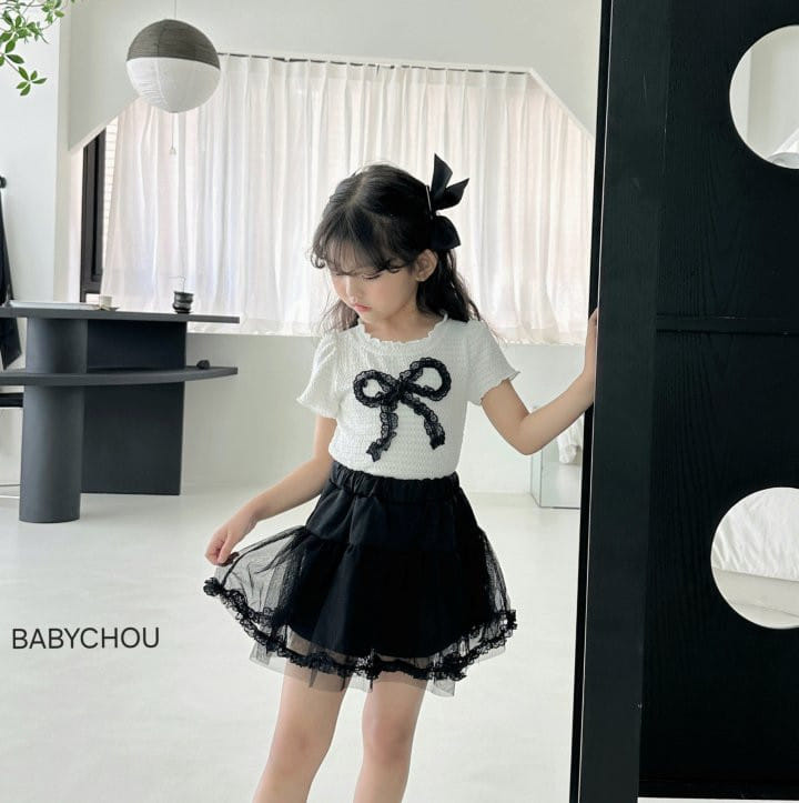 Babychou - Korean Children Fashion - #kidsshorts - Mellow Tee - 3