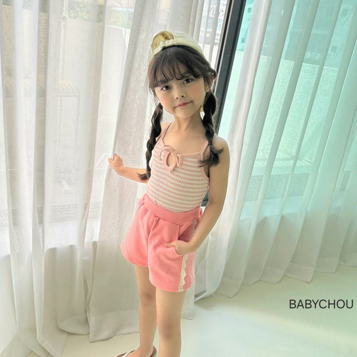 Babychou - Korean Children Fashion - #kidsstore - May Sleeveless Tee - 4