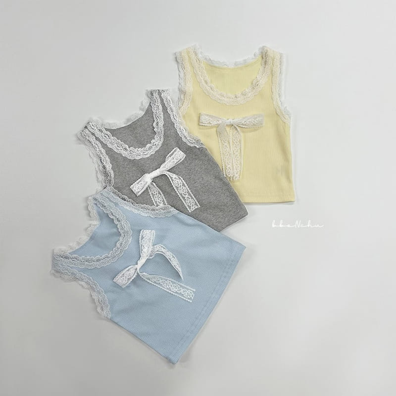 Bbonchu - Korean Children Fashion - #fashionkids - Popo Ribbon Sleeveless 