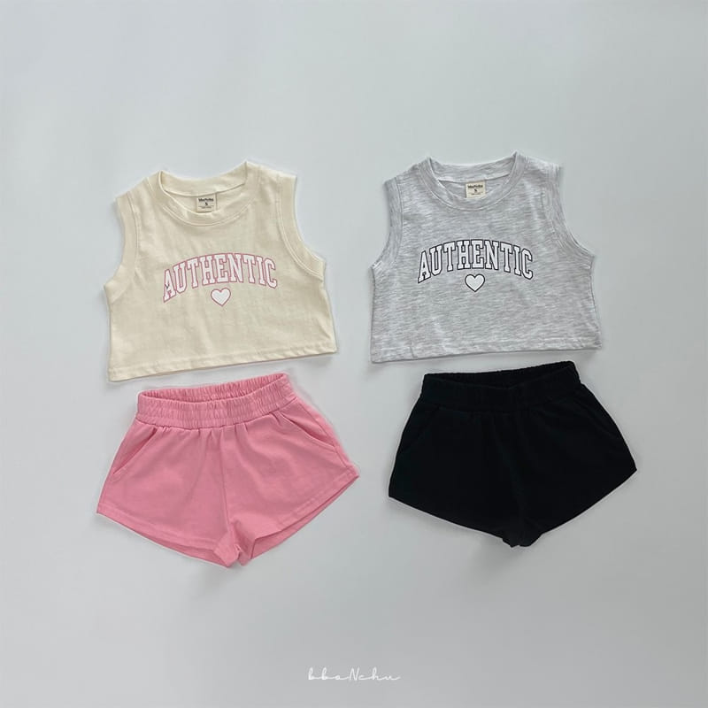 Bbonchu - Korean Children Fashion - #magicofchildhood - Authentic Crop Top Bottom Set