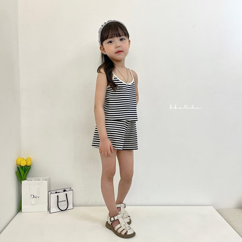 Bbonchu - Korean Children Fashion - #minifashionista - ST Rib Top Bottom Set - 4