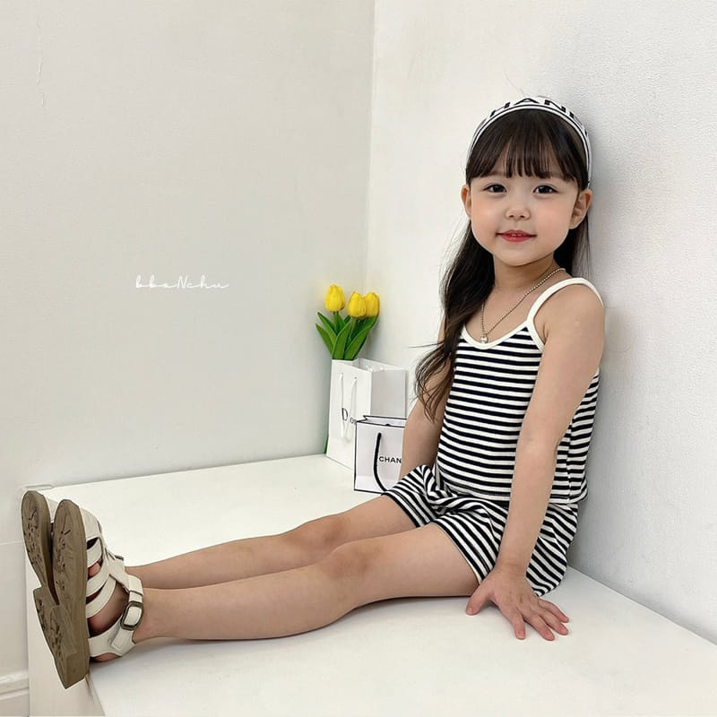 Bbonchu - Korean Children Fashion - #todddlerfashion - ST Rib Top Bottom Set - 5