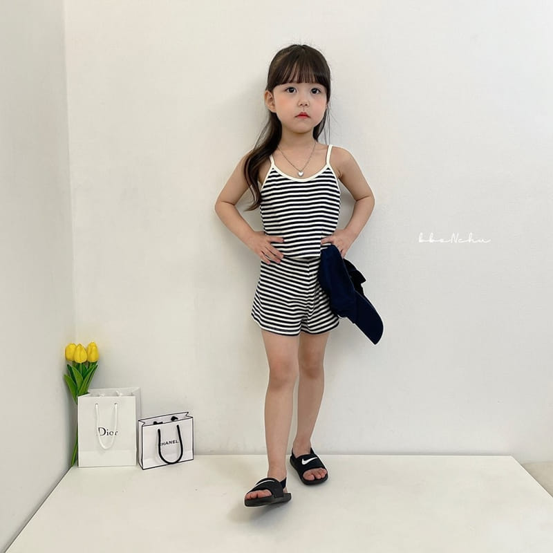 Bbonchu - Korean Children Fashion - #toddlerclothing - ST Rib Top Bottom Set - 6