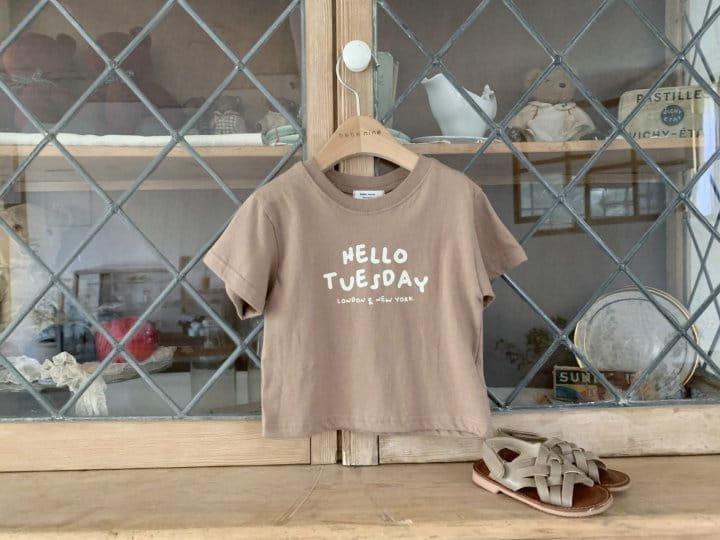 Bebe Nine - Korean Baby Fashion - #babyootd - Baby Today Tee - 3