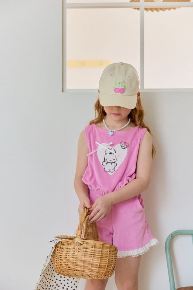 Berry Berry - Korean Children Fashion - #childofig - Terry Rabbit Top Bottom Set - 3