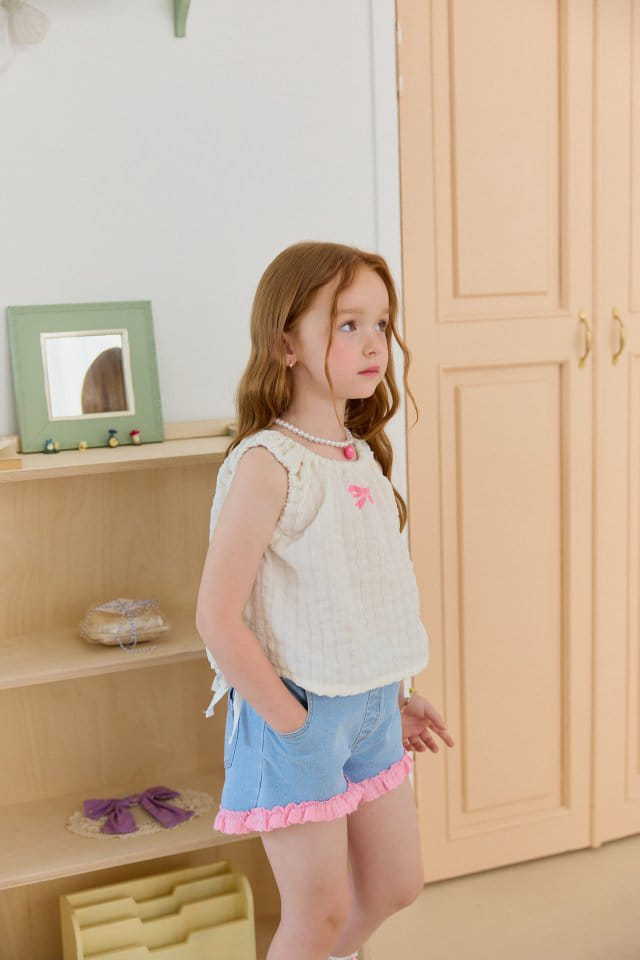 Berry Berry - Korean Children Fashion - #kidsstore - Embo Blouse - 9