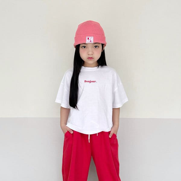 Better j - Korean Children Fashion - #discoveringself - Bonjour Crop Tee