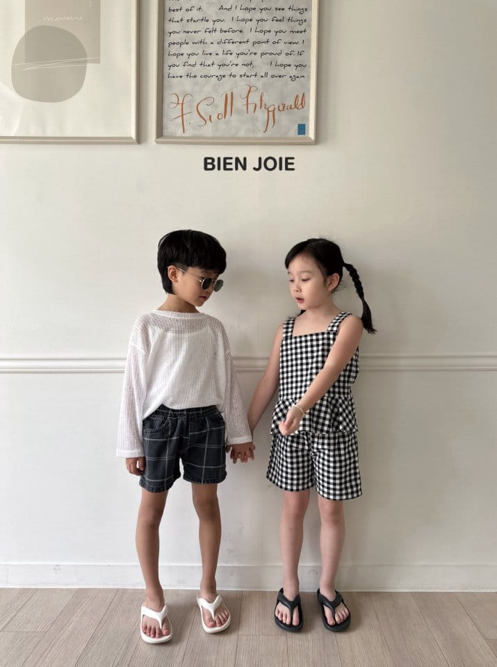 Bien Joie - Korean Children Fashion - #minifashionista - Cheek Top Bottom Set - 2