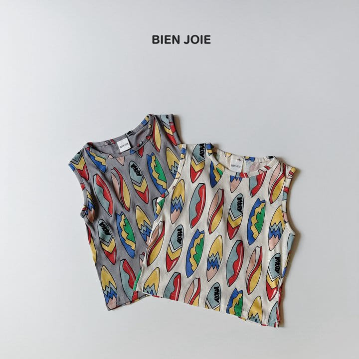 Bien Joie - Korean Children Fashion - #stylishchildhood - Surfing Sleeveless Tee - 10