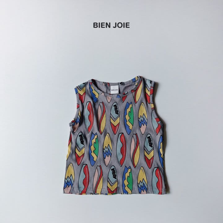 Bien Joie - Korean Children Fashion - #todddlerfashion - Surfing Sleeveless Tee - 8