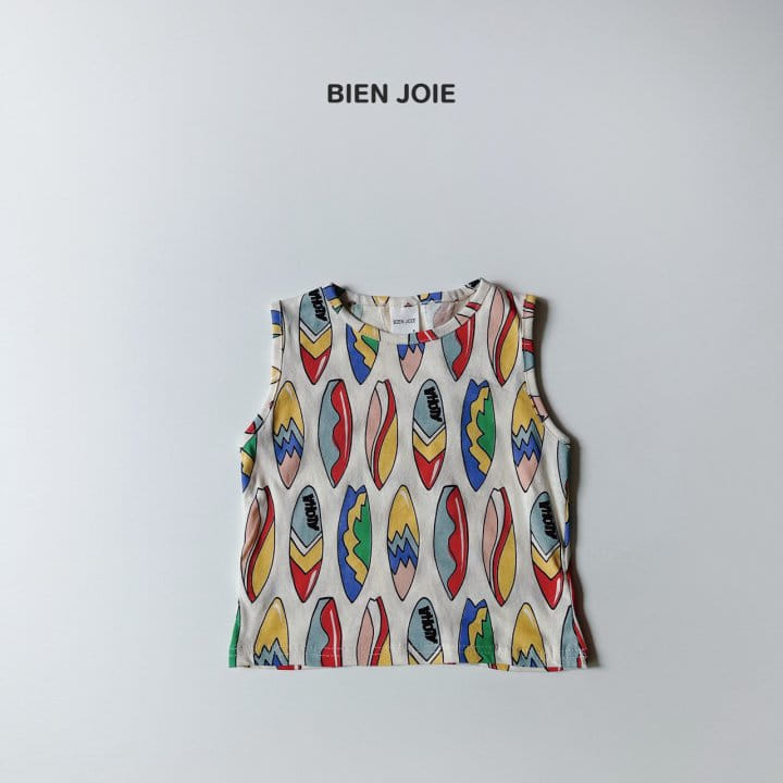 Bien Joie - Korean Children Fashion - #toddlerclothing - Surfing Sleeveless Tee - 9