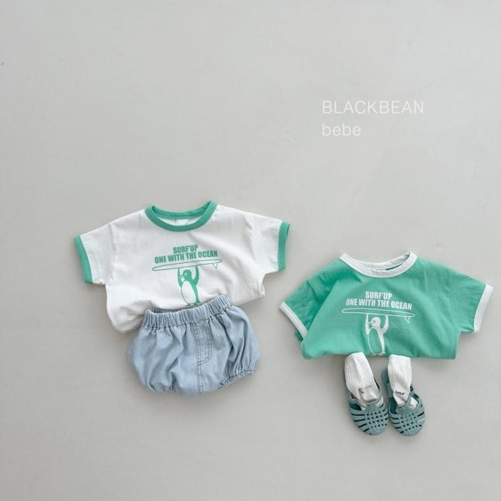 Black Bean - Korean Baby Fashion - #babyboutiqueclothing - Penguin Bebe Top Bottom Set - 2