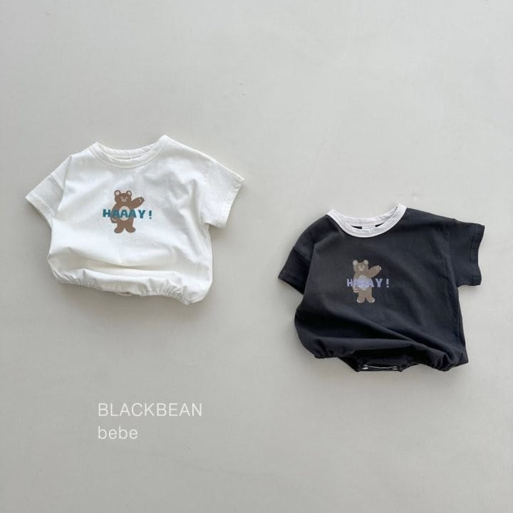 Black Bean - Korean Baby Fashion - #babyboutiqueclothing - Hello Body Suit