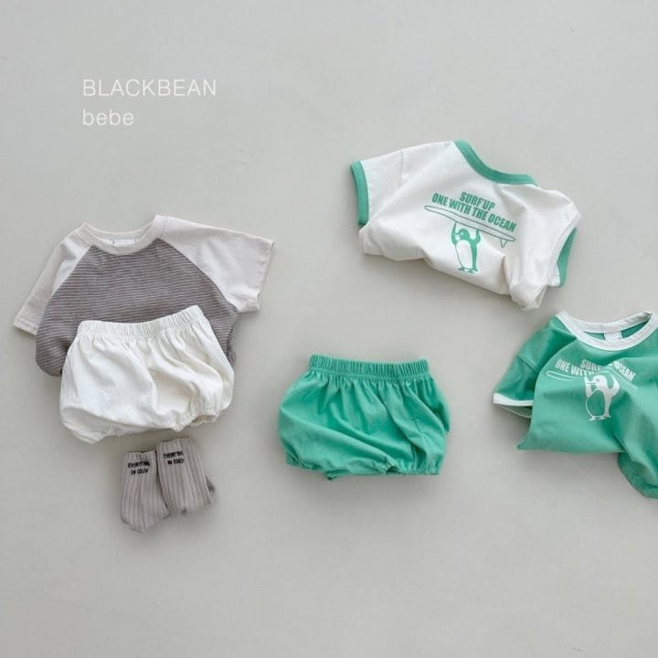 Black Bean - Korean Baby Fashion - #babyclothing - Penguin Bebe Top Bottom Set - 4