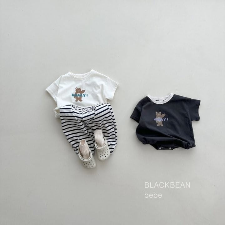 Black Bean - Korean Baby Fashion - #babyfashion - Hello Body Suit - 3