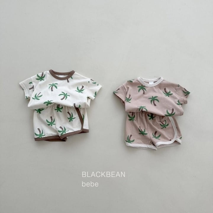 Black Bean - Korean Baby Fashion - #babyfever - Palm Bebe Top Bottom Set