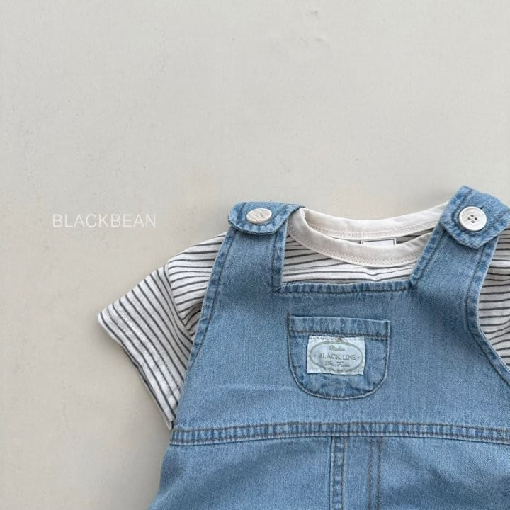 Black Bean - Korean Baby Fashion - #babygirlfashion - Bang Bang Bebe Dungarees  - 3