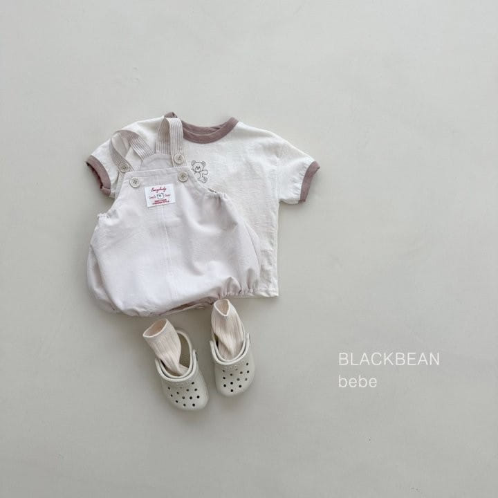 Black Bean - Korean Baby Fashion - #babylifestyle - Melon Bebe Dungarees - 2