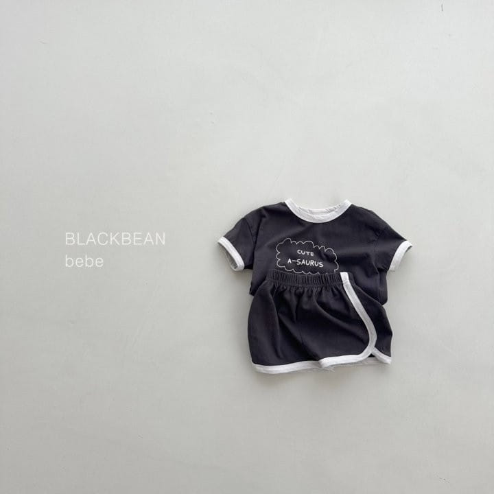 Black Bean - Korean Baby Fashion - #babyoninstagram - Toy Bebe Top Bottom Set - 6