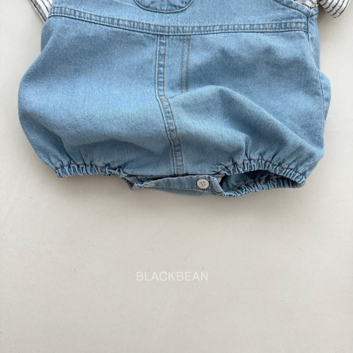 Black Bean - Korean Baby Fashion - #babyoutfit - Bang Bang Bebe Dungarees  - 7