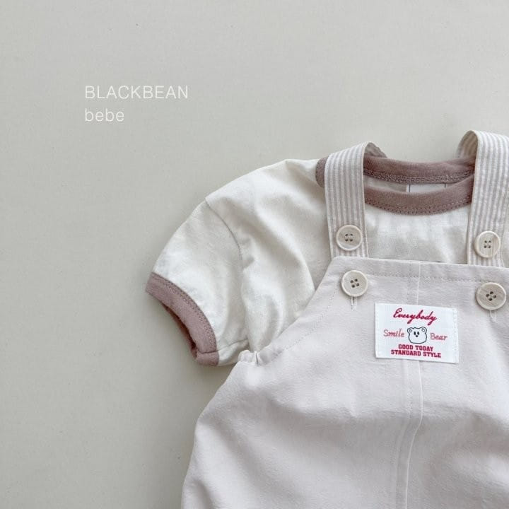 Black Bean - Korean Baby Fashion - #babyoutfit - Melon Bebe Dungarees - 5