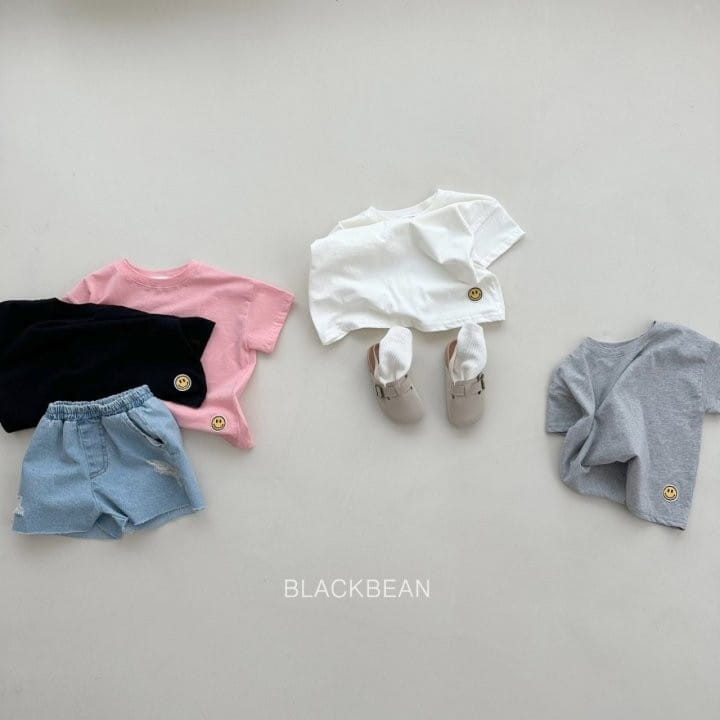 Black Bean - Korean Children Fashion - #childofig - Potent Embroidery Tee - 10