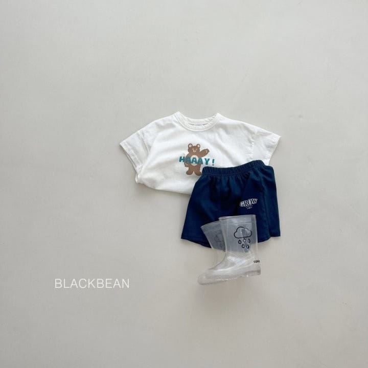 Black Bean - Korean Children Fashion - #childofig - Hello Tee - 8