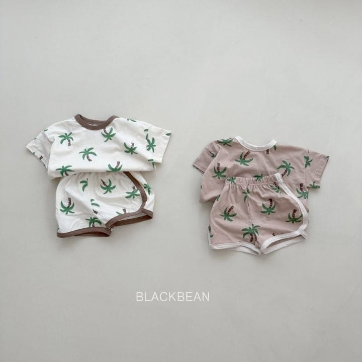 Black Bean - Korean Children Fashion - #childofig - Palm Top Bottom Set