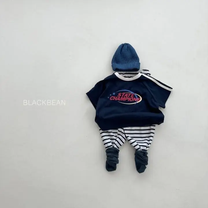 Black Bean - Korean Children Fashion - #childrensboutique - Tape Tee - 5