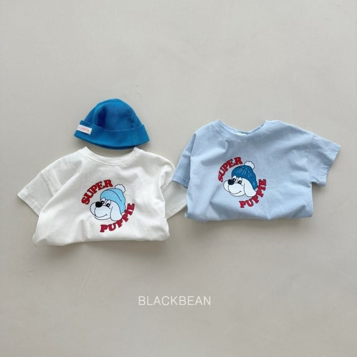 Black Bean - Korean Children Fashion - #designkidswear - Puppy Tee - 7