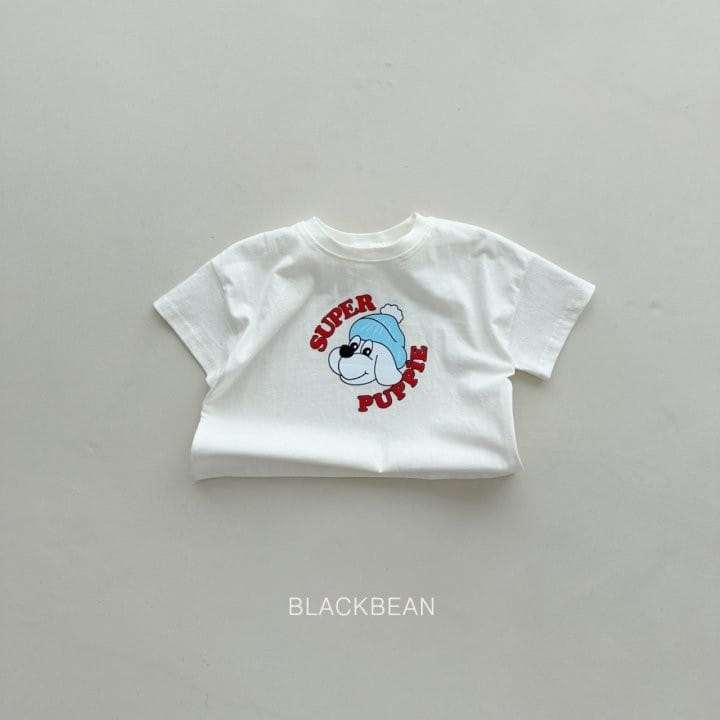 Black Bean - Korean Children Fashion - #discoveringself - Puppy Tee - 8