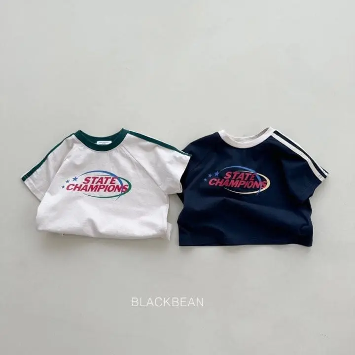 Black Bean - Korean Children Fashion - #discoveringself - Tape Tee - 7