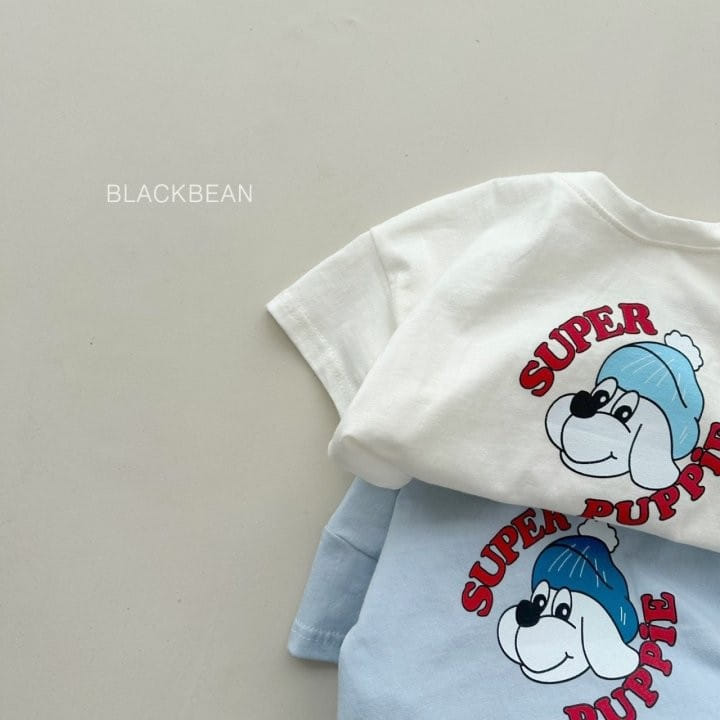 Black Bean - Korean Children Fashion - #fashionkids - Puppy Tee - 9