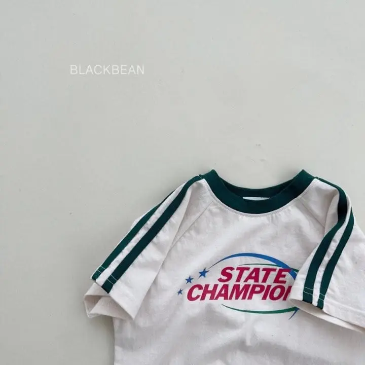 Black Bean - Korean Children Fashion - #kidsshorts - Tape Tee - 9