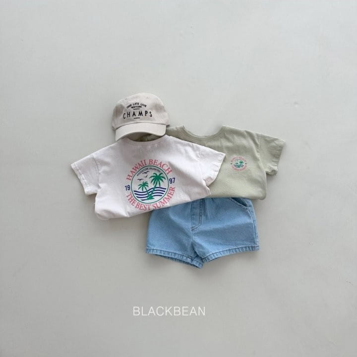 Black Bean - Korean Children Fashion - #littlefashionista - Hawaii Tee