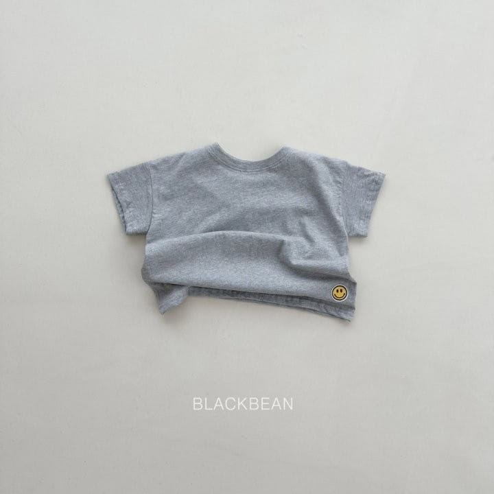 Black Bean - Korean Children Fashion - #littlefashionista - Potent Embroidery Tee - 6