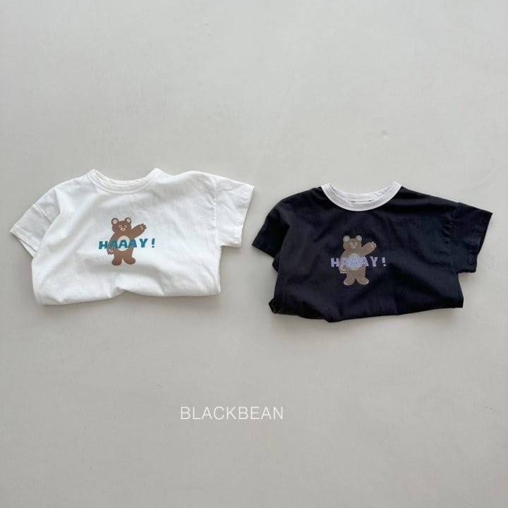 Black Bean - Korean Children Fashion - #littlefashionista - Hello Tee - 3