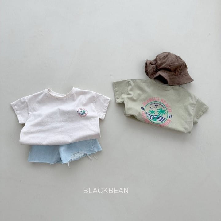 Black Bean - Korean Children Fashion - #magicofchildhood - Hawaii Tee - 2