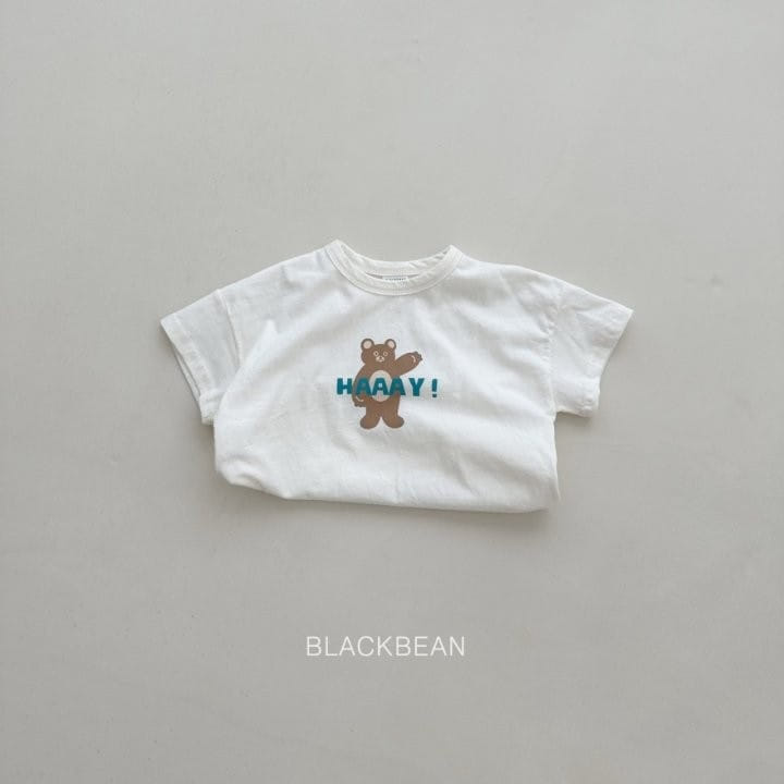 Black Bean - Korean Children Fashion - #littlefashionista - Hello Tee - 4