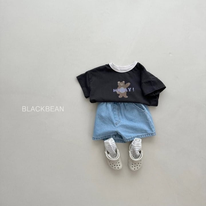 Black Bean - Korean Children Fashion - #minifashionista - Hello Tee - 5