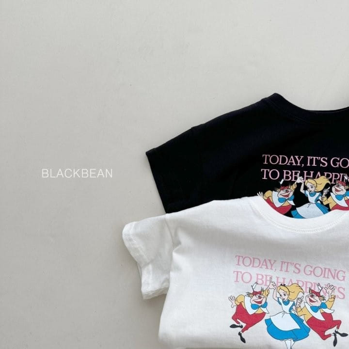 Black Bean - Korean Children Fashion - #prettylittlegirls - Alice Tee With MOM - 3